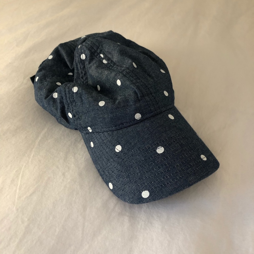 J Crew Polka Dot Baseball Cap
